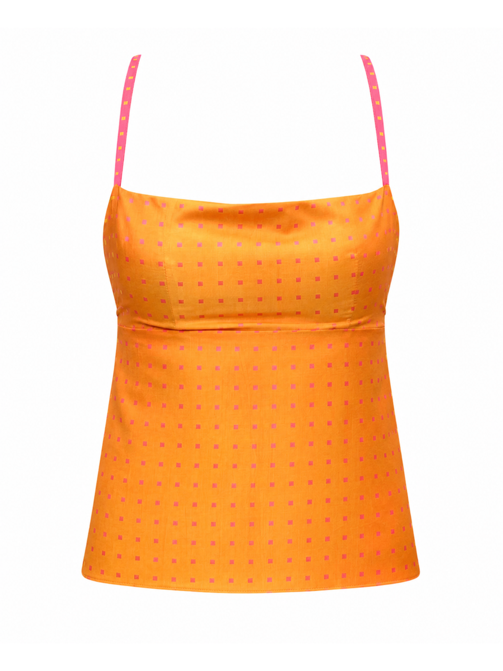 SUNSET SILK TOP + SCRUNCHIE